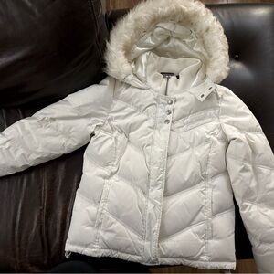 DKNY winter jacket with hood size Medium